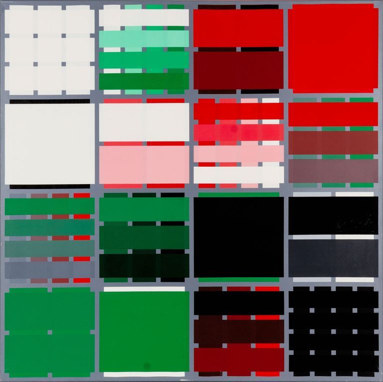 Kreuze 16 grau (1–4)