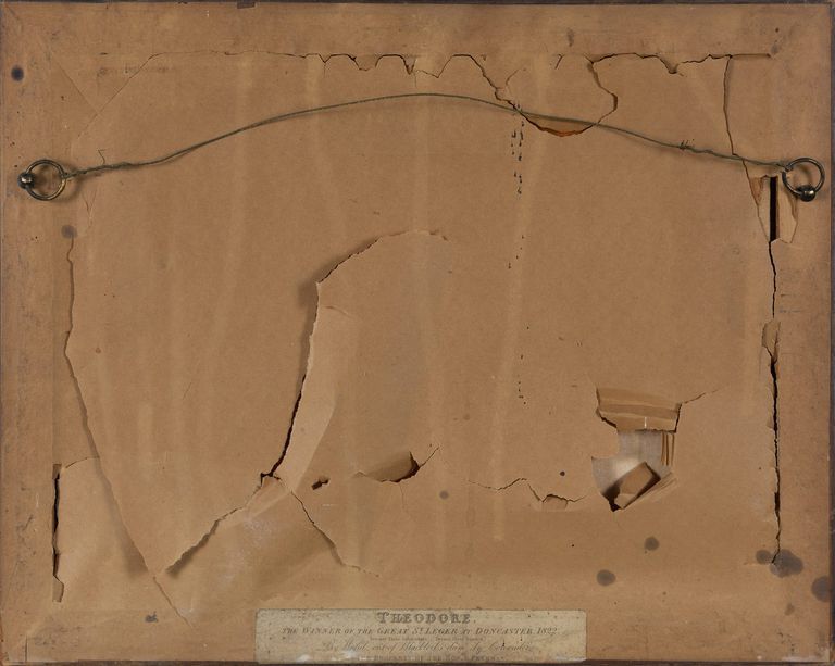 John Frederick Herring Sr (after)  Theodore, the winner of the Great St. Leger, at Doncaster, 1822.