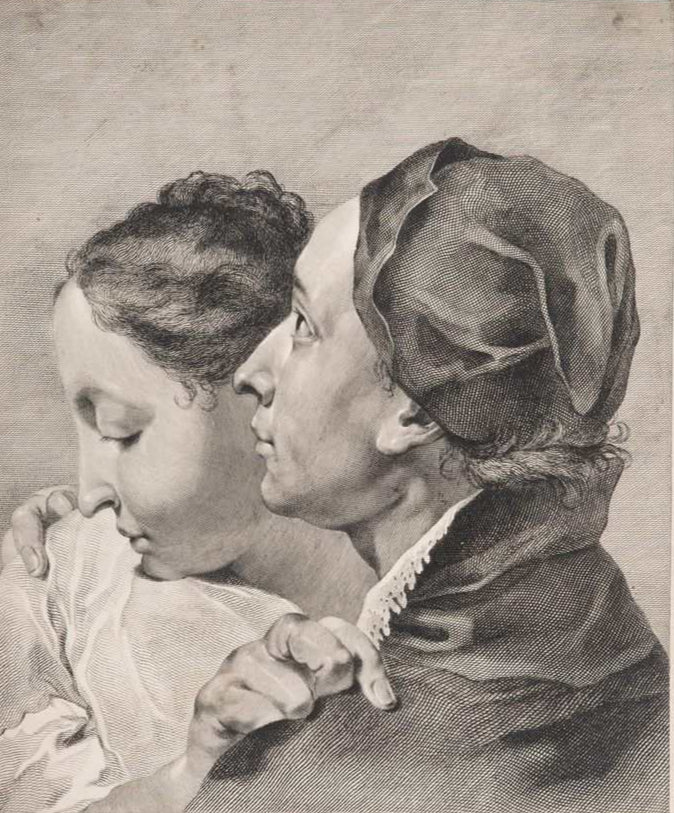 Giovanni Battista Piazzetta, 'Young Girl in the Arms of a Man'