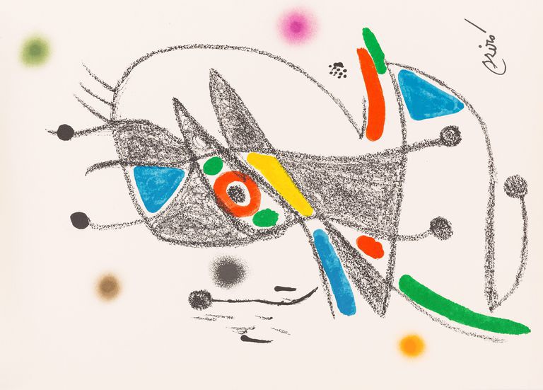 Joan Miró – "Maravillas con Variaciones Acrósticas 02" (Lithograph)
