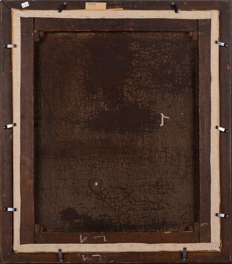 Friedrich Brockmann (attributed), 'Young Dark-Haired Lady with Corkscrew Curls'