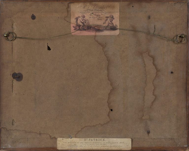 John Frederick Herring Sr (after)  St. Patrick, the winner of the Great St. Leger, at Doncaster, 1820.