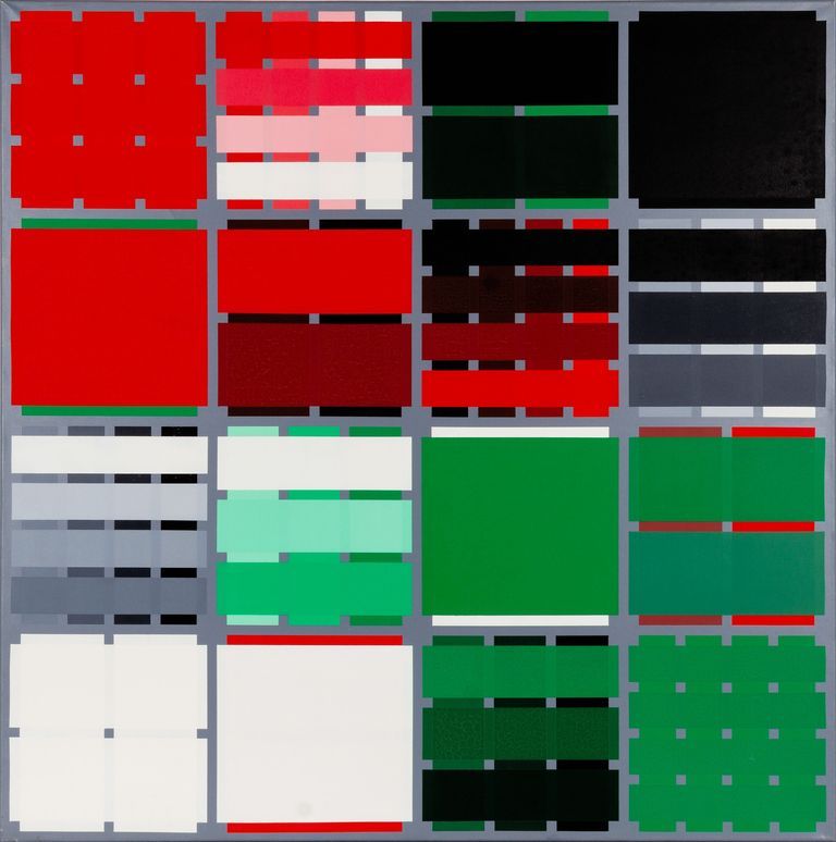 Kreuze 16 grau (1–4)