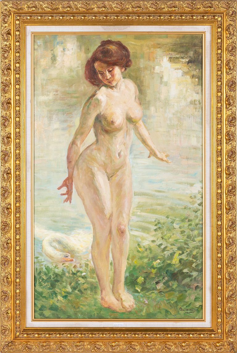 Otto Vautier, 'Léda et le cygne'