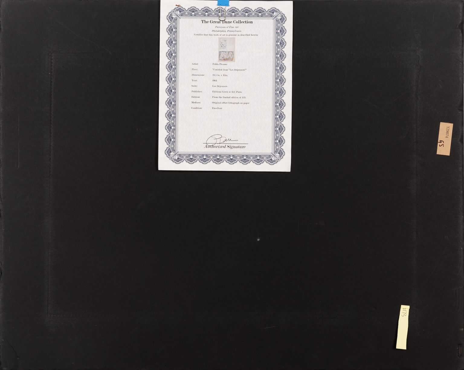 Limited Edition Lithograph  "Les Dejeuners'' Series