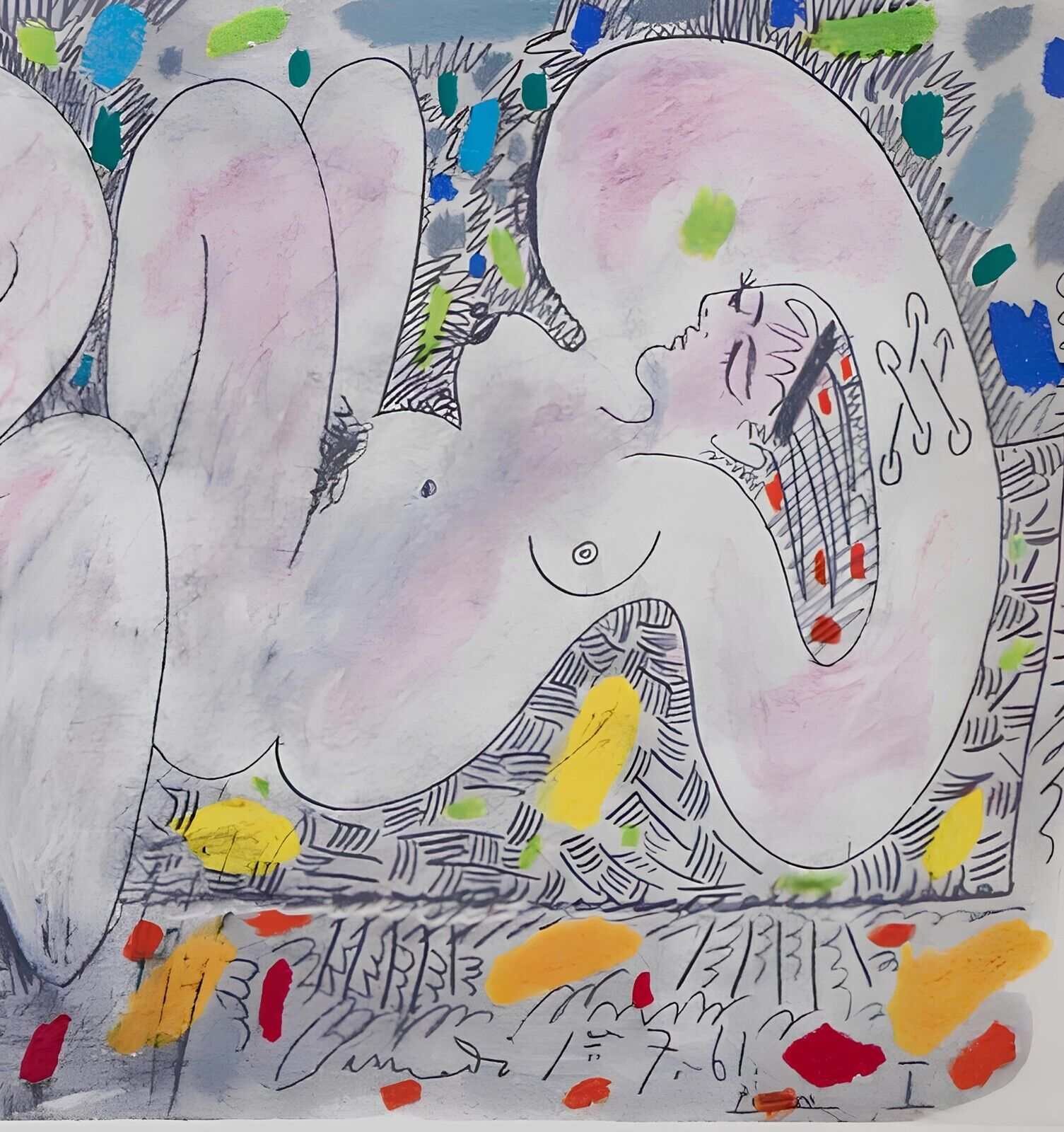 Limited Edition Lithograph  "Les Dejeuners'' Series