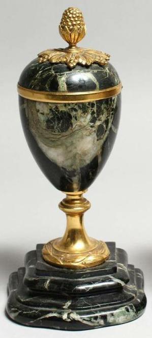 Pair of 19th Century French Marble Urns