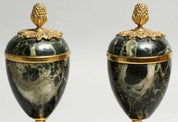 Pair of 19th Century French Marble Urns