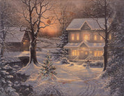 Wall Decor Art Print - Abraham Hunter "Holiday Blessings"