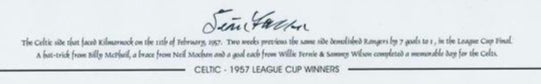 Sean Fallon Celtic Signed Limited Edition Photograph