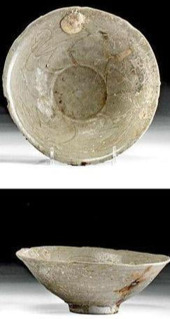 Song Dynasty Three-Wheeled Tossed Pottery Bowls