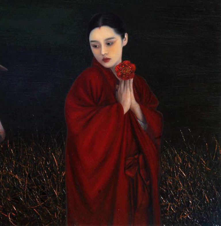 Dijin Yao, 'Morning glory and weaver girl'