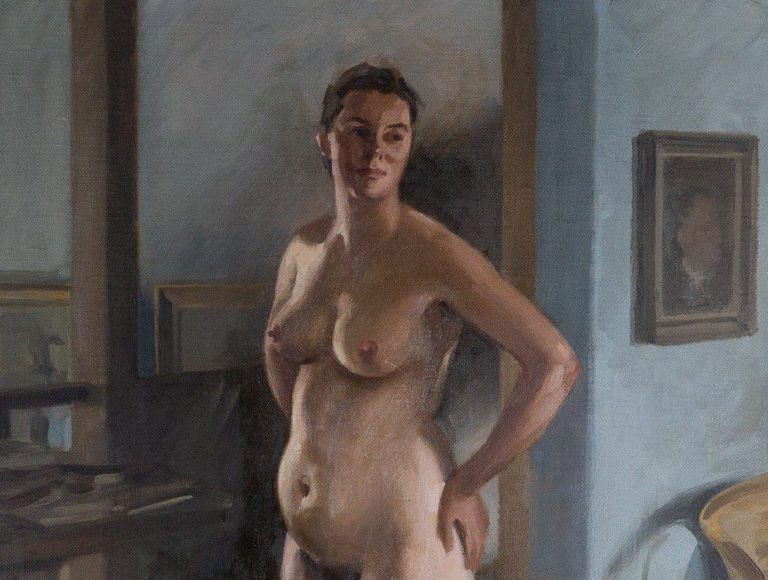 Robert Van Cauwenberghe, ''Nude Portrait''