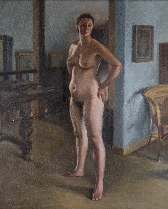 Robert Van Cauwenberghe, ''Nude Portrait''