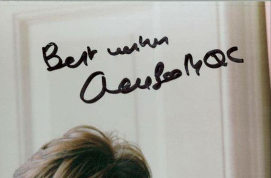 Cherie Blair Signed Photograph