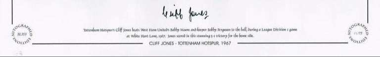 Cliff Jones Signed Tottenham Hotspur Photograph