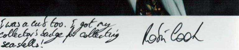 Robin Cook Signed Photograph