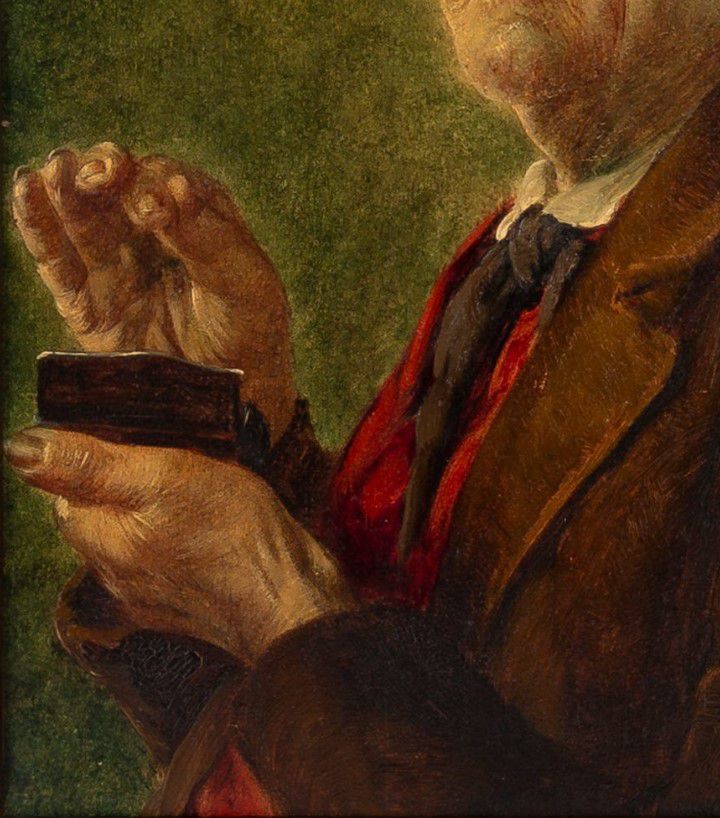 Georg Roessler Man with a snuff tobacco box