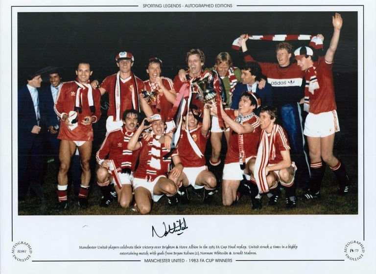 Norman Whiteside Signed Photograph