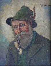 Friedrich Kottmann, "Pipe Smoker"