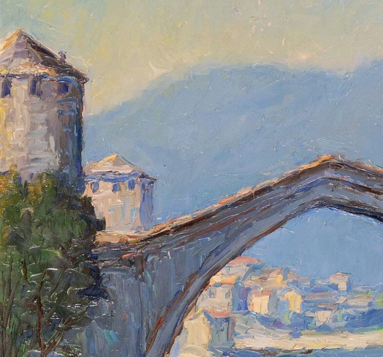 Walter Krugmer "Mostar Old Bridge''