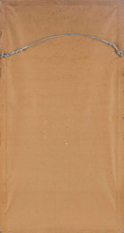 Framed Vintage Daoist Chinese Print Of Emperor and Warrior