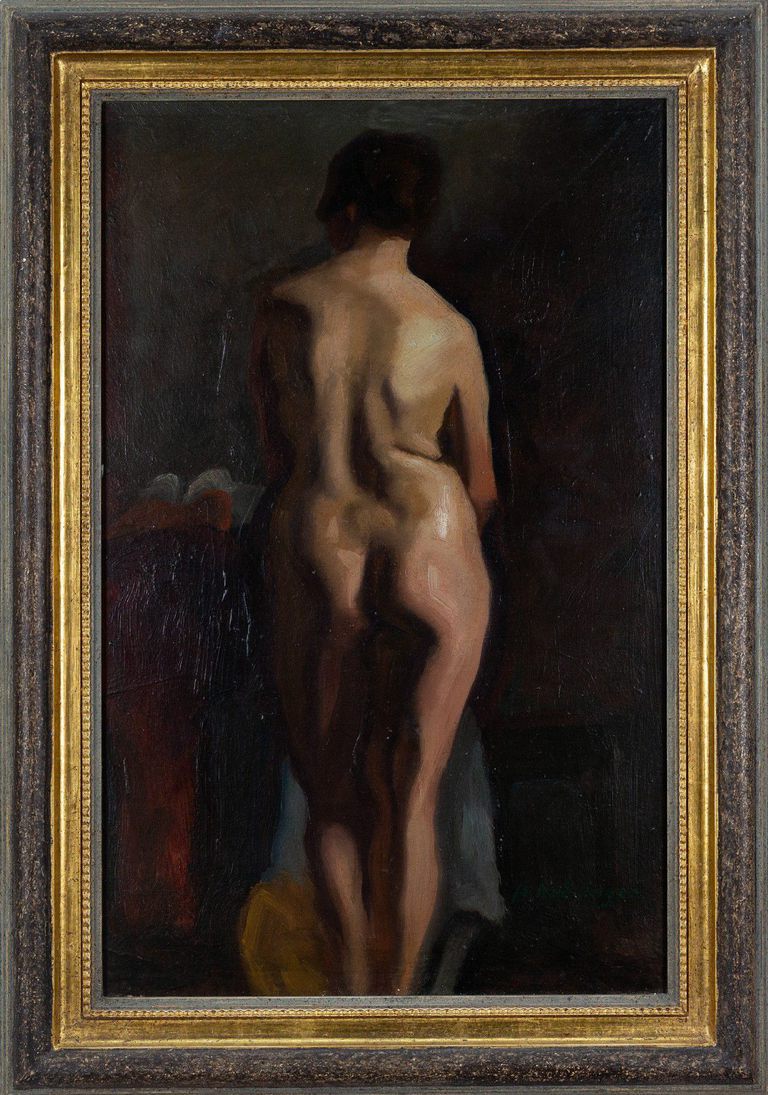 August KRÖNNINGER, 'Female Nude'