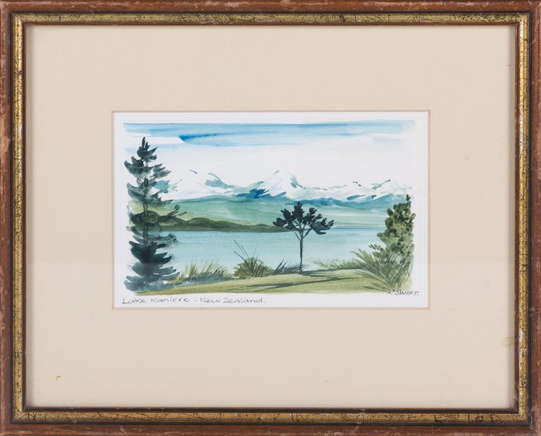 R. Swift 'Lake Kaniere-New Zealand'