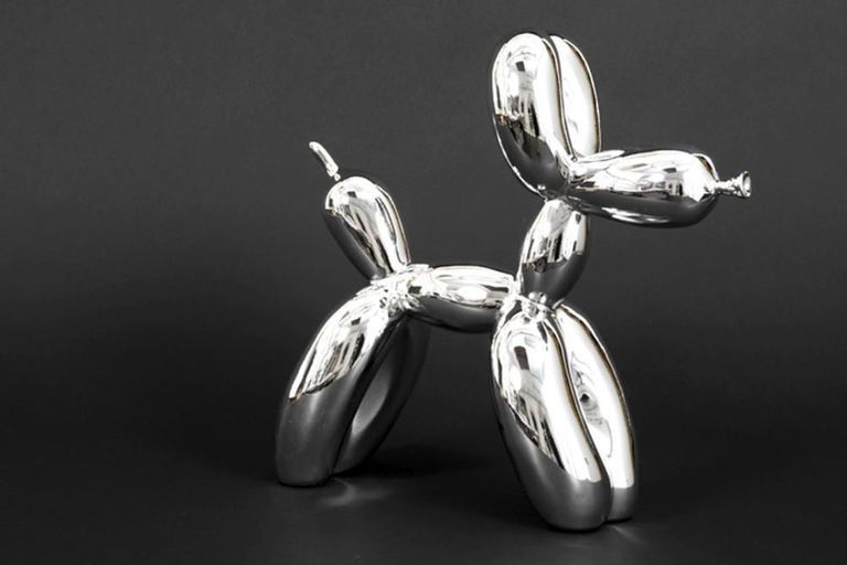 Koons Jeff, "Silver Balloondog"