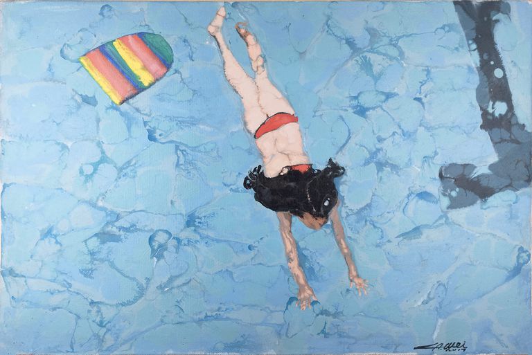 WEI Lu'an, Swim, 2017