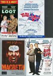 Theatre Collection – 50 Signed Bath Royal Flyers Featuring Tom Baker & More