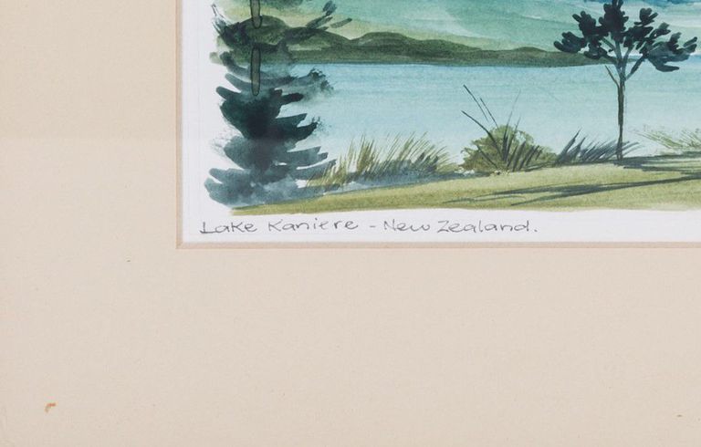 R. Swift 'Lake Kaniere-New Zealand'