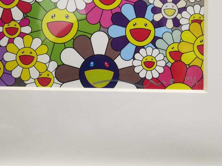 Takashi Murakami 'Flower blossoming' Original Limited Edition Hand-signed Print