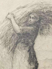 Jean-Francois Millet (After) - Woman Carrying Wheat