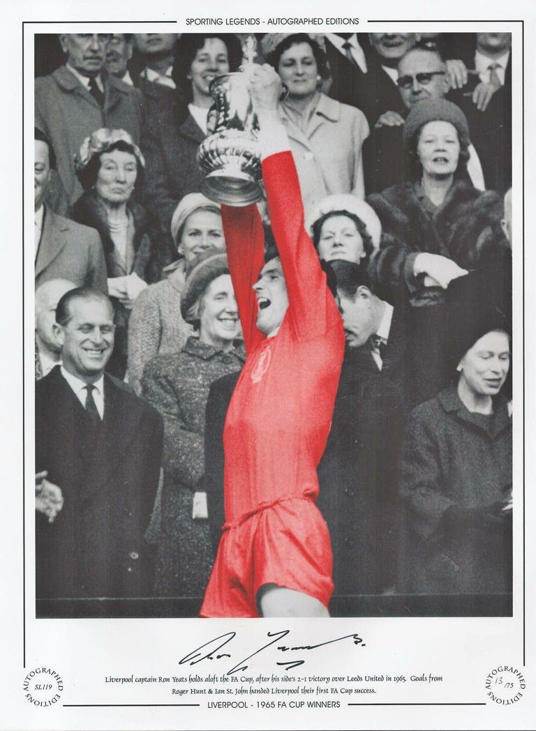 Ron Yeats Signed Photograph
