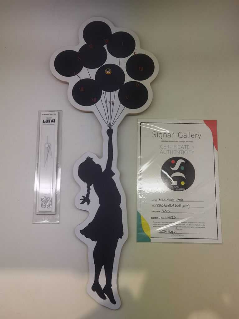 Banksy's Iconic 'Balloon Girl' Clock - Medicom Toy x Sync/ Brandalism x Karimoku