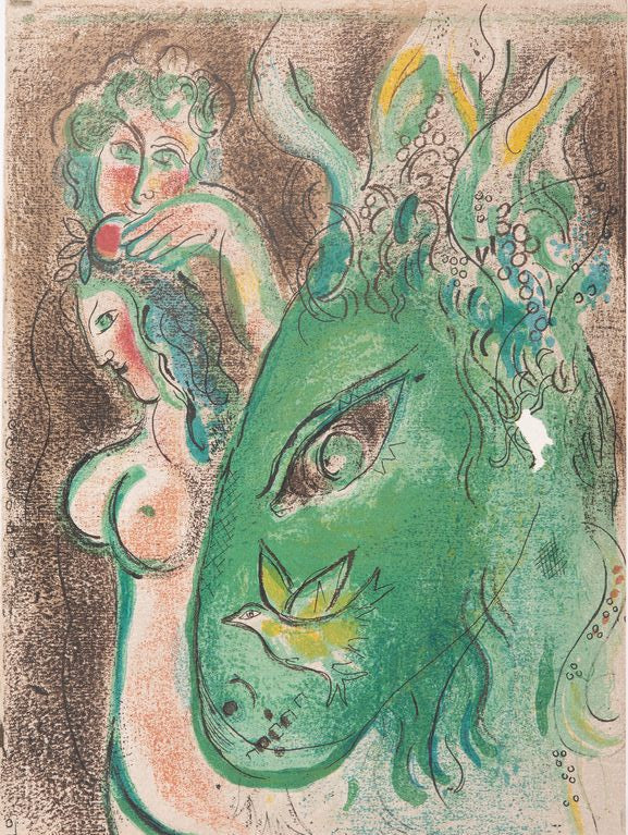 Marc Chagall, 'Paradise - The Green Donkey'