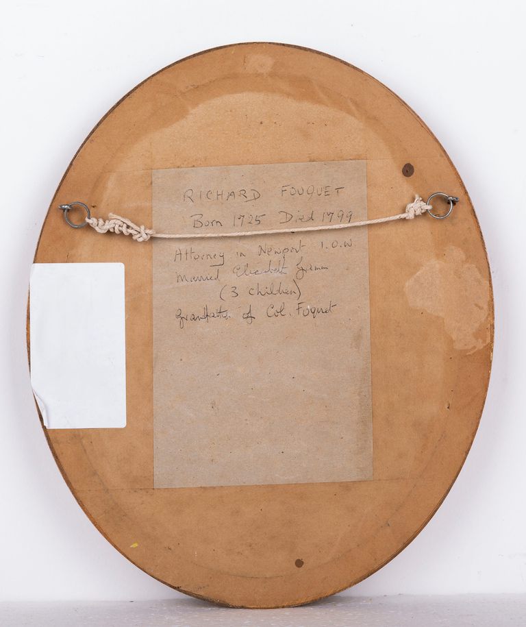 A Pair of Oval Sepia Prints – Richard Foquett & Elizabeth Foquett
