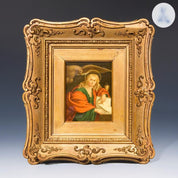 (After) Domenico Zampieri, Il Domenichino, Meissen Porcelain Plaque