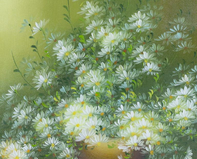 Mid-Century Floral Painting