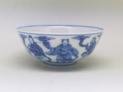 Chinese Blue and White Bowl, Qianlong Mark