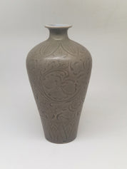 Large Chinese Seladon Glazed Porcelain Vase