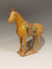 Tang Dynasty Three-Color Glazed Pottery Horse