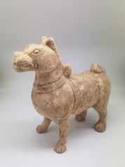 Han Dynasty Terracotta Guardian Dog Sculpture