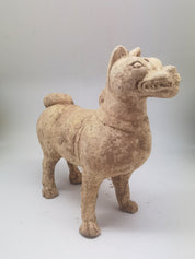 Han Dynasty Terracotta Guardian Dog Sculpture