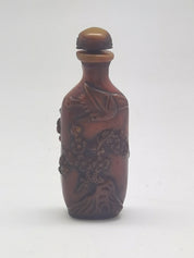 Chinese Amber Snuff Bottle