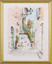 Adahis  'Literary Alley', Hand-painted sketch