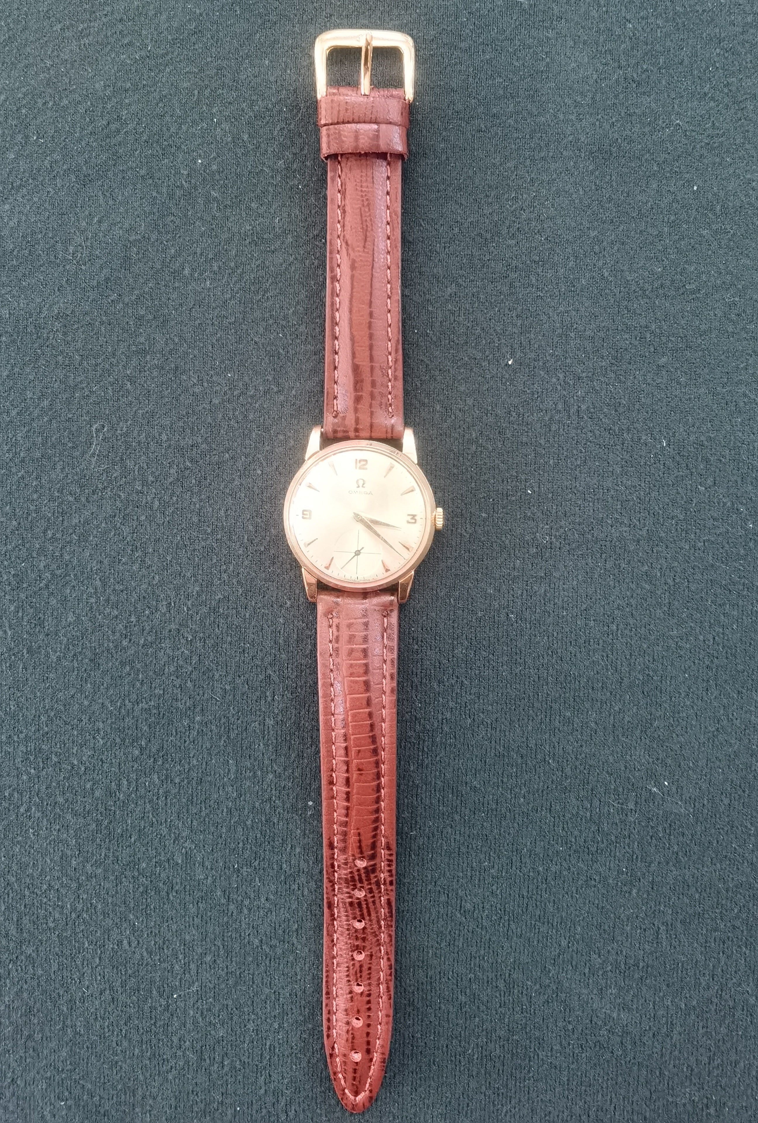 Vintage Omega Tresor 18ct Gold Wrist Watch, Reference 2918