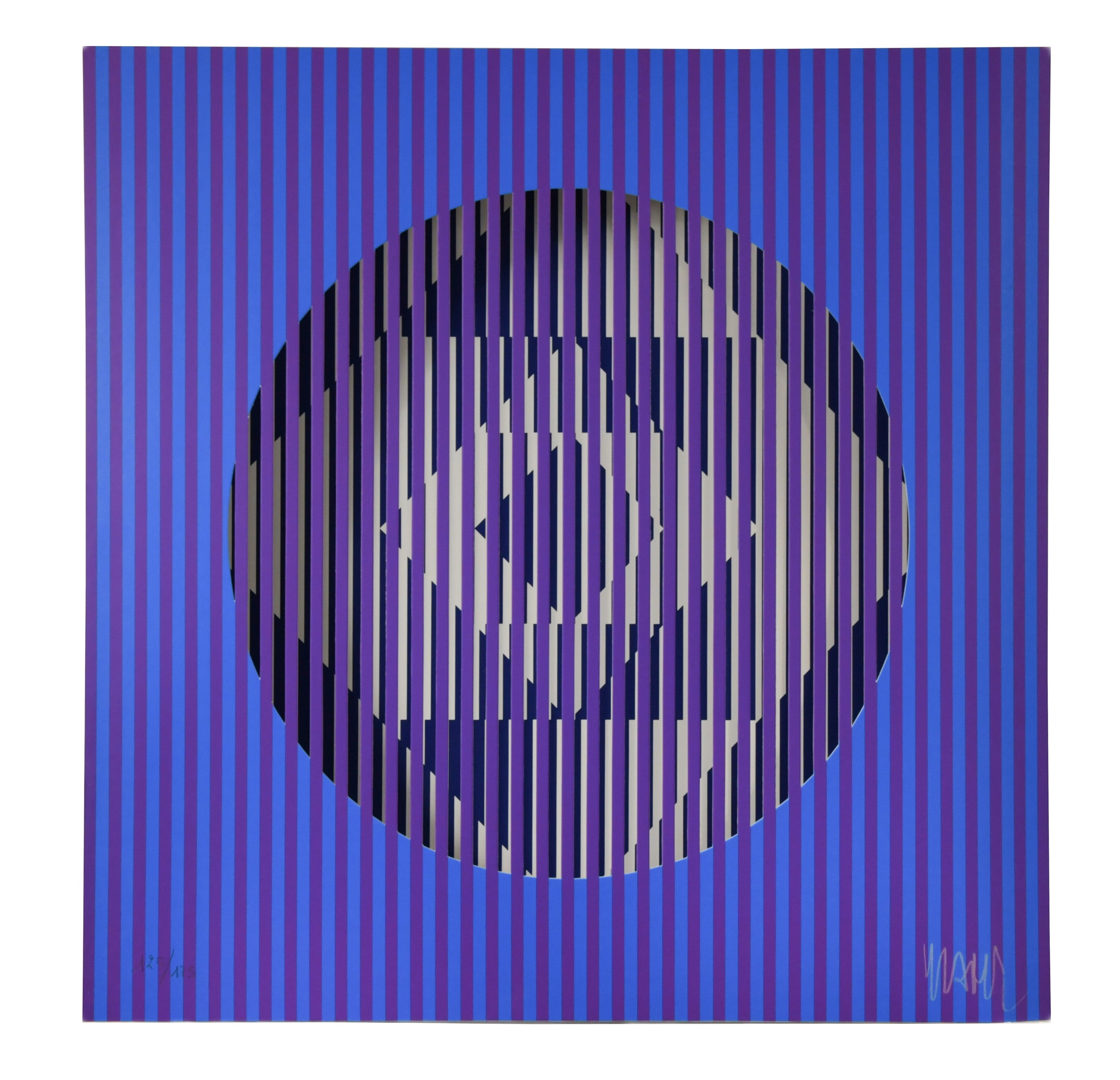 Yvaral (Jean-Pierre Vasarely) Untitled Composition, 1969