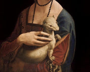 Old Masters Print - After Leonardo Da Vinci "Lady With An Ermine"